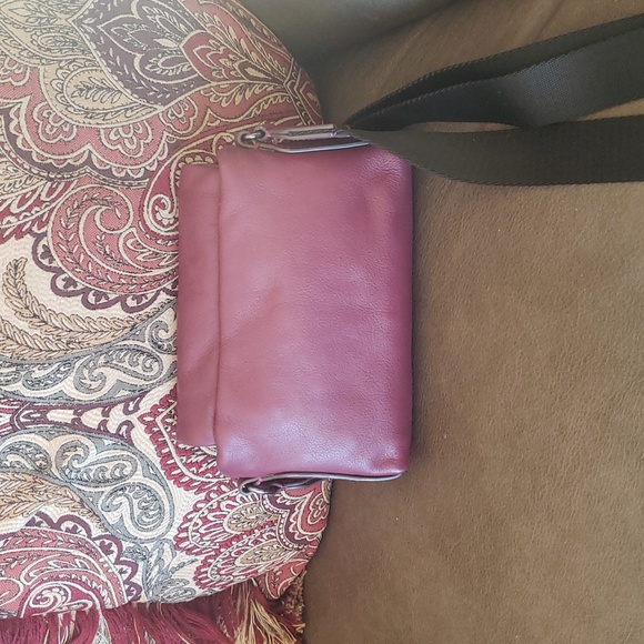 AIMEE KESTENBERG Broadway Mini Genuine Leather Crossbody Bag w/ Hidden Pocket - Picture 2 of 5